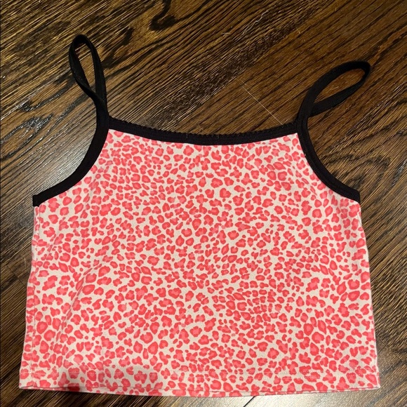 Brandy Melville Belle Cheetah Tank hot pink - Picture 2 of 3